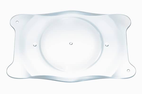 Detailed view of EVO Visian Implantable Collamer lenses 